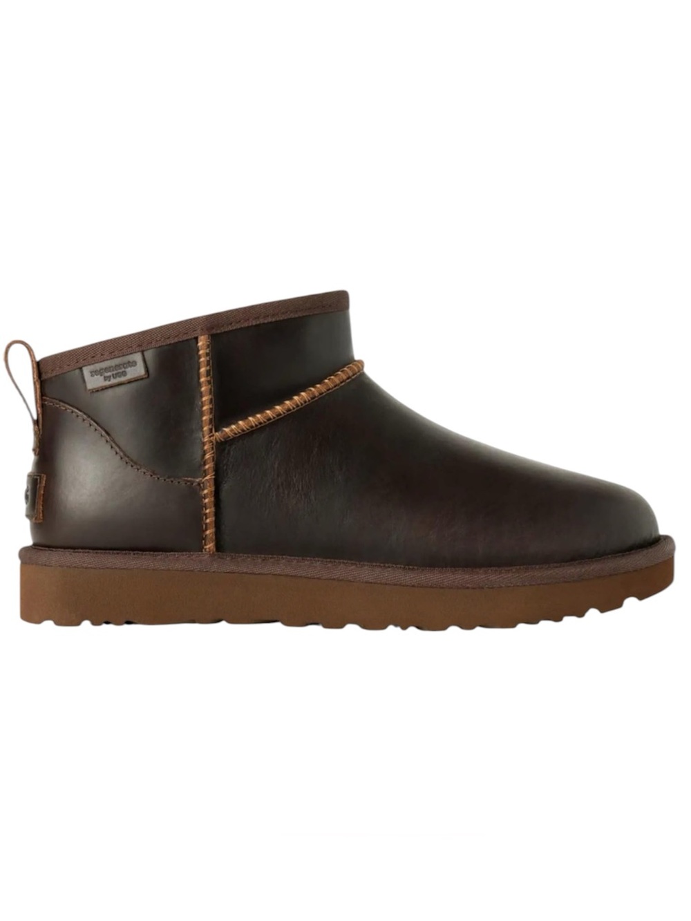 UGG Classic Ultra Mini LTHR Regen Boot Ironwood Style 1163490 Leather Sheepskin7
